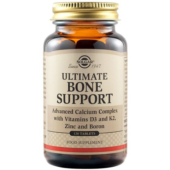 Solgar Ultimate Bone Support 120.tabs - προσφέρει 7 βασικά θρεπτικά συστατικά που ενισχύουν την υγεία των οστών