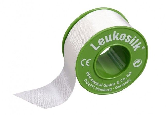 BSN Medical Leukosilk Silk plaster 2,5cm x 4,6m 1piece - Zachos