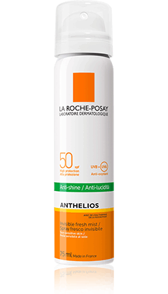 La Roche Posay Anthelios Mist SPF50 + (Anti Shine) spray 75ml - High protection face sunscreen spray