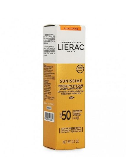 Lierac Sunissime Protective Eye Care Anti-Age Global SPF50 3gr - sun care for the eyes, fights photoaging and beautifies
