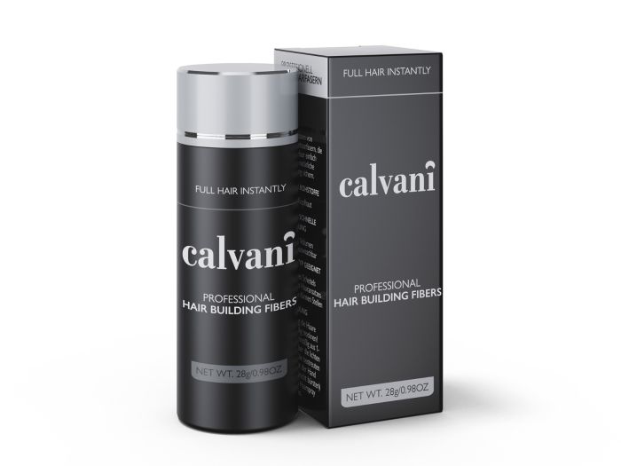 Calvani Hair Building Fibers Black 28gr - Thickening Powder Black - Zachos  Pharmacy