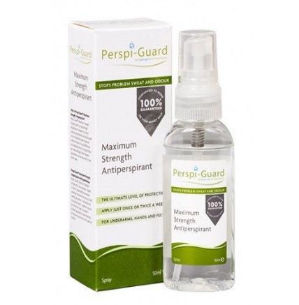 Vanguard Perspi-Guard Maximum Strength Antiperspirant Spray 50ml - Αποσμητικό Σπρέι Σώματος για Έντονη Εφίδρωση