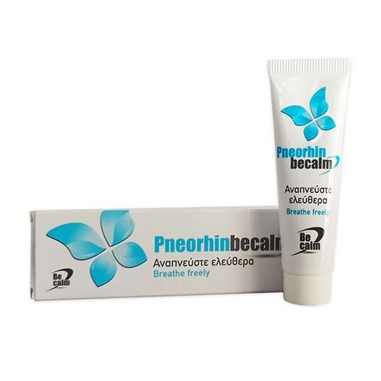 BeCalm Pneorhin for nasal decongestion and hydration 15ml - Ενυδατικό & Αποσυμφορητικό Gel για Απελευθέρωση Αναπνοής & Προστασία από την Ξηρότητα & Ερεθισμούς 