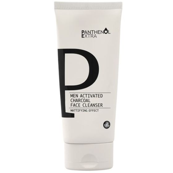 Medisei Panthenol Extra Men Activated Charcoal Face Cleanser gel (mattifying effect) 150ml - Τζελ Καθαρισμού Προσώπου με Ενεργό Άνθρακα