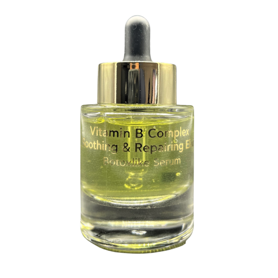 Inalia Vitamin B Complex Soothing & Repairing Elixir Botoxlike Serum 30ml - Highly effective facial serum with B vitamins & spirulina extract