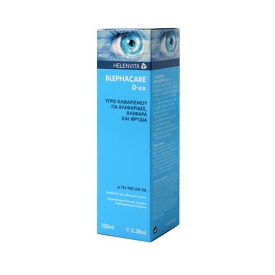 Helenvita Blephacare D-ex eye cleansing solution 100ml - Απαλός καθαρισμός στις βλεφαρίδες, τα βλέφαρα και τα φρύδια