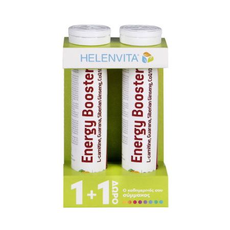 Helenvita Promo Energy Booster x2 20+20.eff.tbs - Συμπλήρωμα διατροφής για έξτρα ενέργεια και αντοχή