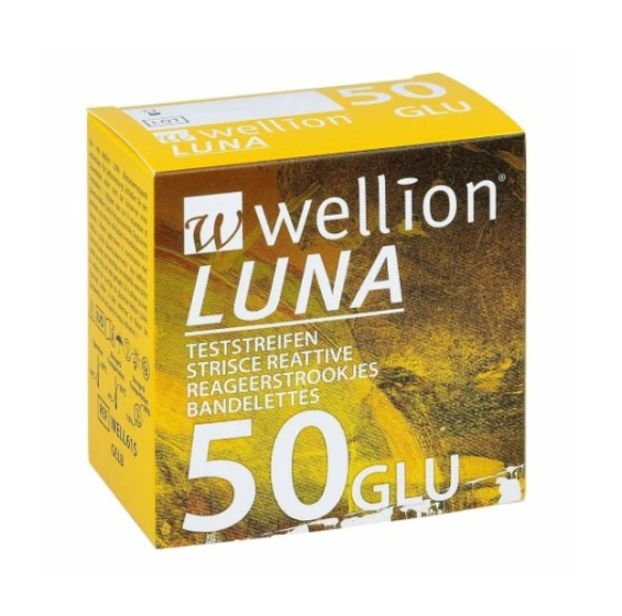 Wellion Luna Glucose measuring strips 50.strips - Ταινίες μέτρησης σακχάρου