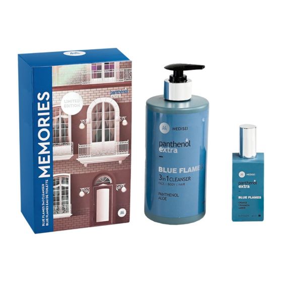 Medisei Memories Limited Edition gift pack 500/50ml - Καθαρισμός προσώπου-σώματος-μαλλιών για τον άνδρα και ακαταμάχητο άρωμα