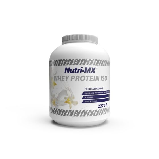 Nutri-MX Whey Protein Isolate Vanilla 2270gr - intended to cover intense muscular effort