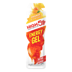 High Five EnergyGel (Energy gel) orange flavor 40gr - Race proven in the World’s toughest competitions