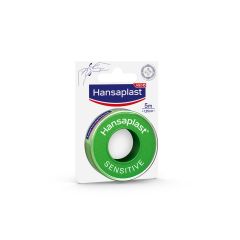 Hansaplast Sensitive 5m x 1.25cm 1.piece - Self-adhesive silk hypoallergenic tape