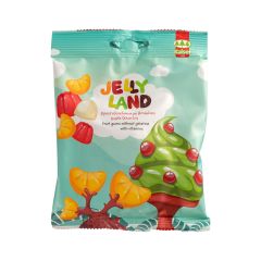 Kaiser Jelly Land fruit jellies with vitamins 100gr - Φρουτοζελεδάκια με Βιταμίνες και γεύση εξωτικών φρούτων
