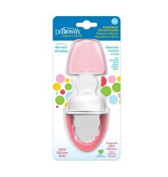 Dr. Brown's Fresh Firsts Silicone Feeder 4m+ 1piece - Safely introduce baby to new food with the silicone feeder