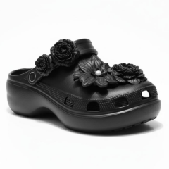 Save your feet Anatomical sandals (1005 Black) with platforms 1.pair - Γυναικεία ανατομικά σαμπό πλατφόρμα