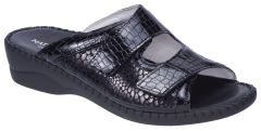 Naturelle Anatomical Slippers (30242) Black Leather 1pair 