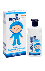 Intermed Babyderm Shampoo & Body bath 300ml - Gentle 2 in 1 shampoo & shower gel