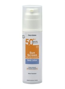 Frezyderm Sun Screen Body Lotion SPF50+ 150ml - Water resistant sunscreen and body lotion