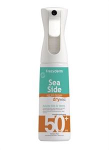 Frezyderm Sea Side Dry Mist SPF50+ 300ml - Αντηλιακό dry oil σε μορφή mist που προσφέρει πολύ υψηλή προστασία