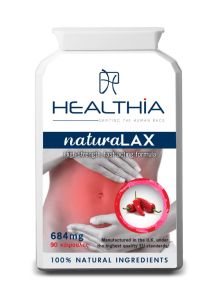 Healthia Natura Lax 684mg 90caps - Συμπλήρωμα διατροφής για άμεσες και αποτελεσματικές εντερικές κενώσεις