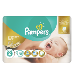 Pampers Premium Care Maxi N4 (8-14kg) 34diapers - Diapers in a pack of 34pcs