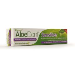 Optima Aloe Dent (Aloedent) Sensitive toothpaste 100ml - Φυσική οδοντόκρεμα για ευαίσθητα δόντια