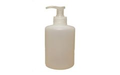 Plastic White Bottle (PP) with pump for viscous material 300ml - Πλαστικό λευκό μπουκάλι με αντλία