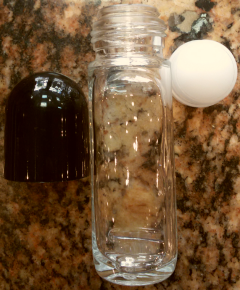 Glass bottle for Deodorant (Deo-Roller) 50ml - Περιέκτης γυάλινος για αποσμητικό τύπου Roll-on