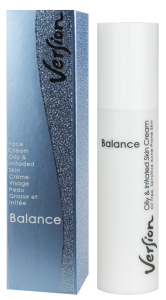 Version Balance cream oily & Irritated skin 50ml - αντιμετώπιση των προβλημάτων του λιπαρού και ευαίσθητου δέρματος