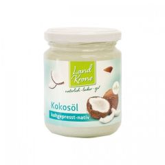 Landkrone Virgin Cold pressed Coconut oil edible 200gr - Παρθένο Λάδι καρύδας ψυχρής έκθλιψης