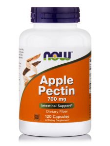 Now Apple Pectin 700mg 120caps - helpful in supporting good intestinal health