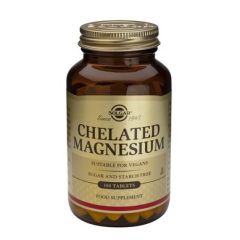Solgar Chelated Magnesium 100tabs - υψηλής ισχύος χηλικό μαγνήσιο