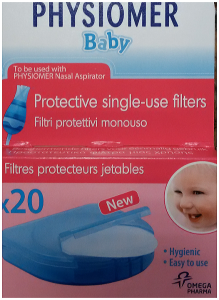 Physiomer Protective single-use 20filters - Spare filters for the nasal aspirator Physiomer