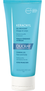 Ducray Keracnyl Gel Moussant Myrtacine 200ml - Cleanses And Purifies Skin Gently And Deeply
