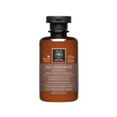 Apivita Holistic Oily dandruff shampoo 250ml - Σαμπουάν κατά της Λιπαρής Πιτυρίδας 