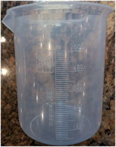 Plastic Heating Beaker (TXP) Polymethylpentene 500ml - Πλαστικό Ποτήρι Ζέσεως
