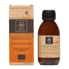 Apivita Propolis Organic kids syrup for the throat 150ml - Παιδικό Βιολογικό Σιρόπι για το Λαιμό