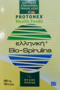 Protonex Health Foods Bio Spirulina 400mg 120tabs - The astronauts supplement
