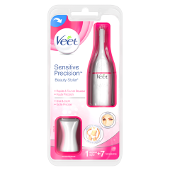 Veet Sensitive Precision Beauty Styler (Trimmer) 1piece+7extras - specially tailored to trim & shape your sensitive body parts