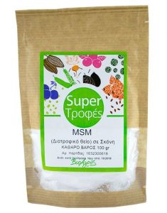 Βιοαγρός MSM Anti inflammatory powder 100gr - Διατροφικό θείο σε σκόνη