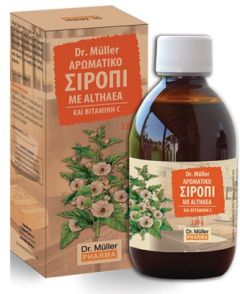 Dr. Müller Althaea & Vit.C Throat syrup 320gr - φυτικό σιρόπι για το λαιμό και το βήχα με Aλθέα και Bιταμίνη C