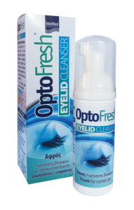 Intermed OptoFresh Eyelid cleanser foam 50ml - Cleans eyelids from secretions, related to blepharitis
