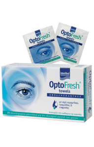 Intermed OptoFresh Eyelid Towels (20towels) - Καθαρισμός και ανακούφιση ερεθισμένων βλεφάρων 
