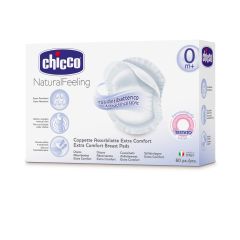 Chicco Natural Feeling Extra Comfort Breast Pads 30pads - Επιθέματα θηλασμού