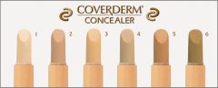 Coverderm Concealer Waterproof with anti-aging factors 6gr - covers dark circles & fine lines with SPF 30
