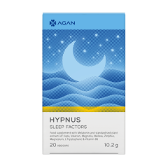 Agan Hypnus Sleep factors 20veg.caps - συμβάλει θετικά σ’έναν ήρεμο, ξεκούραστο και αναζωογονητικό ύπνο