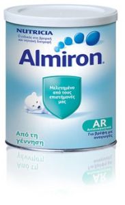 Nutricia Almiron AR 1st Infancy powdered milk 400gr - διατροφική αντιμετώπιση των αναγωγών απο τη γέννηση