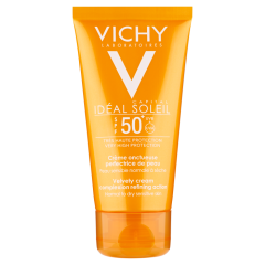 Vichy Ideal Soleil Velvety Face Sunscreen SPF50 & Aq.thermal gift 50/15ml - Αντιηλιακή Κρέμα για Βελούδινη Επιδερμίδα