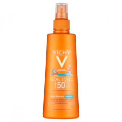 Vichy Ideal Soleil Children's Face & Body Spray Lotion 200ml - Water-resistant face and body sun lotion spray for children