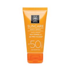 Apivita Suncare Anti-Spot Face cream SPF50 50ml - Κρέμα Προσώπου Κατά των Πανάδων SPF 50 (Υψηλή Προστασία)